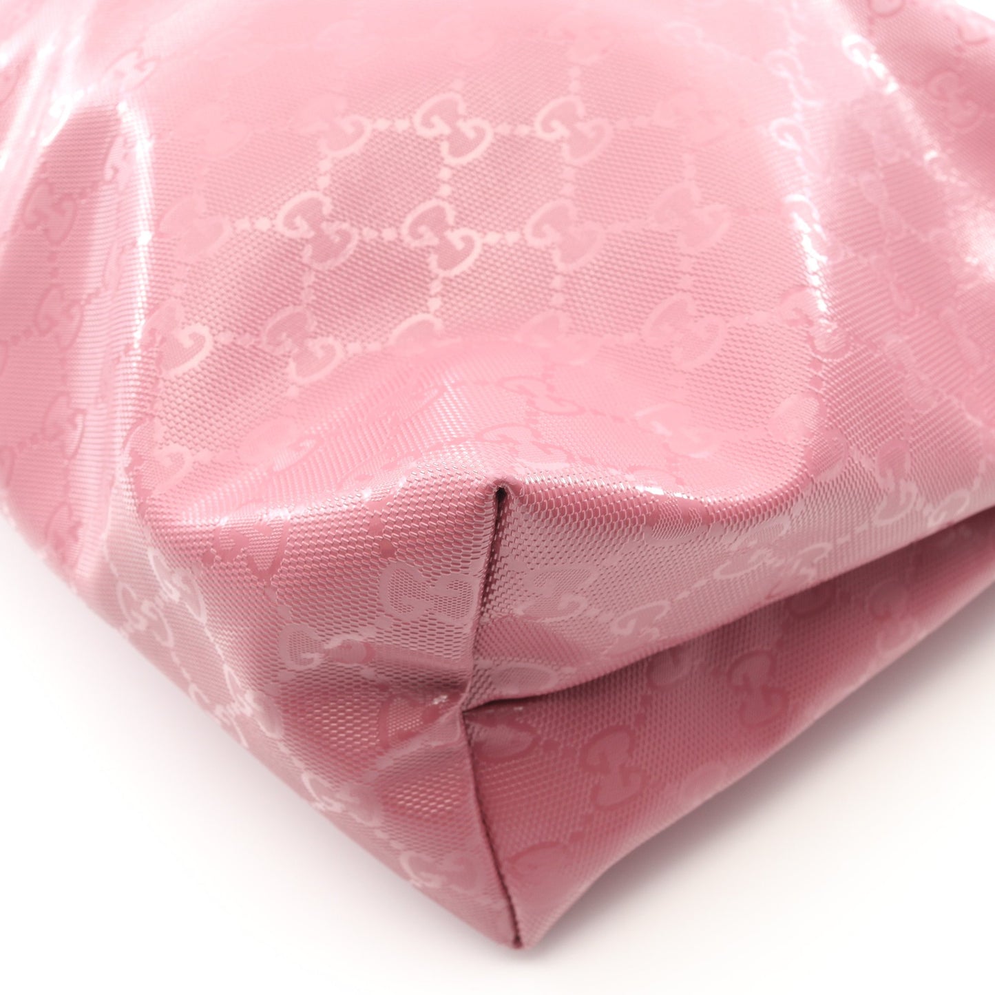GGインプリメ ショルダーバッグ トートバッグ PVC レザー ピンクパープル グッチ バッグ GUCCI