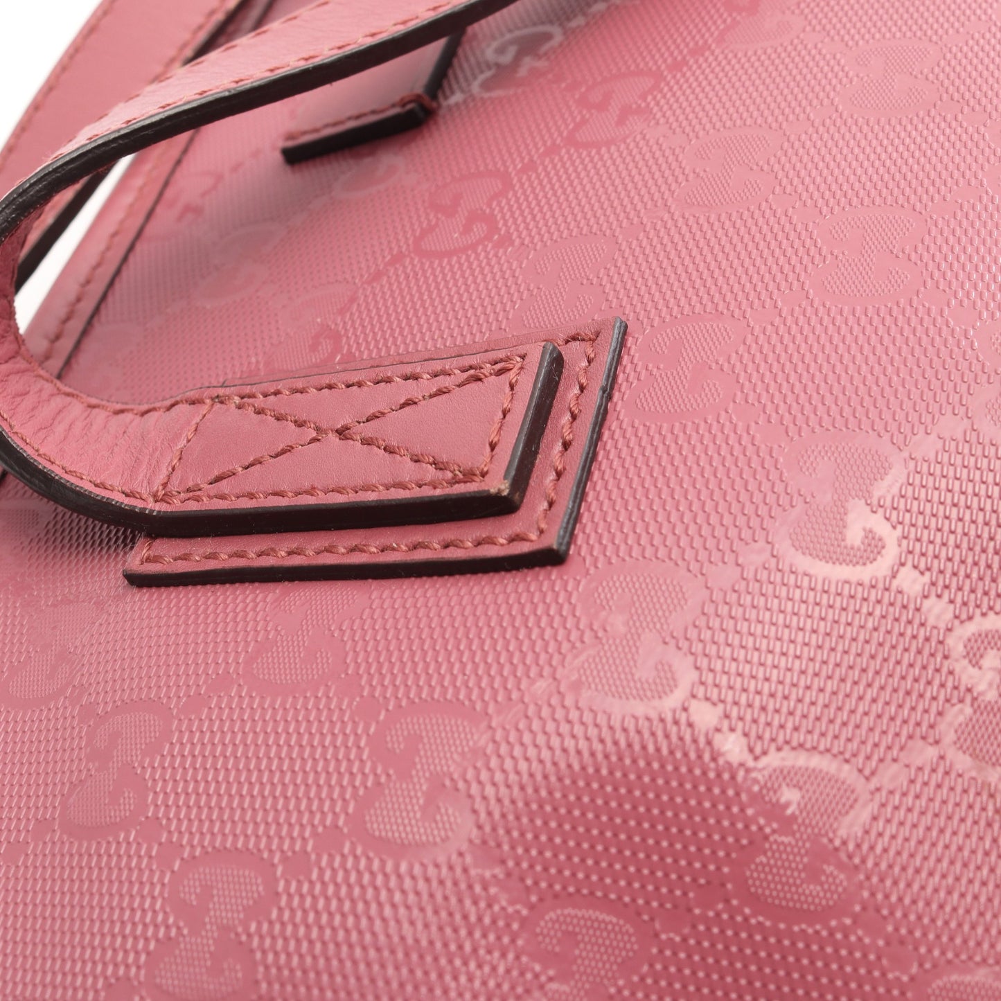 GGインプリメ ショルダーバッグ トートバッグ PVC レザー ピンクパープル グッチ バッグ GUCCI