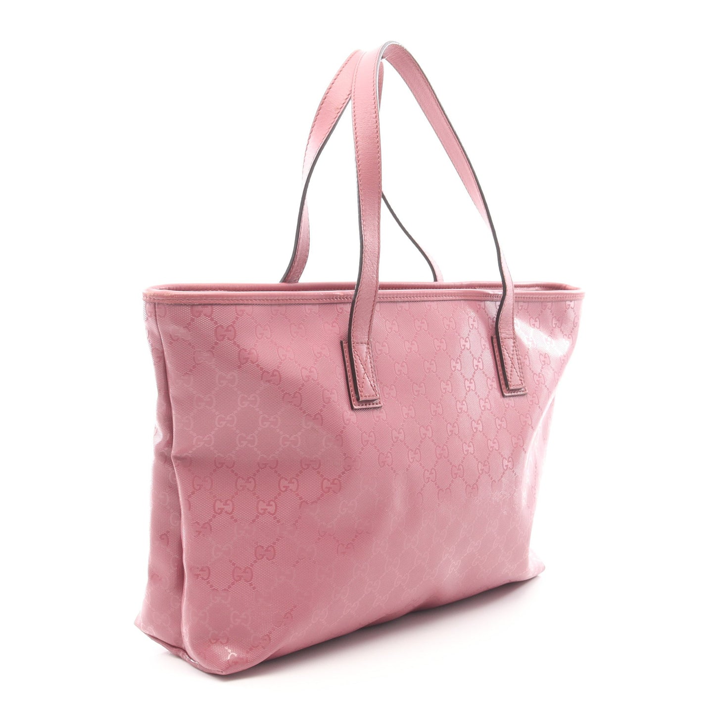 GGインプリメ ショルダーバッグ トートバッグ PVC レザー ピンクパープル グッチ バッグ GUCCI