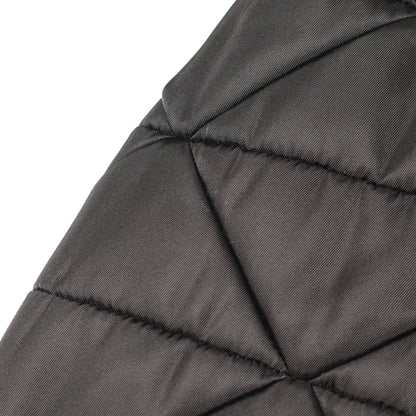 RE-NYLON ジャケット ブルゾン ナイロン ブラック フード付き プラダ アウター PRADA