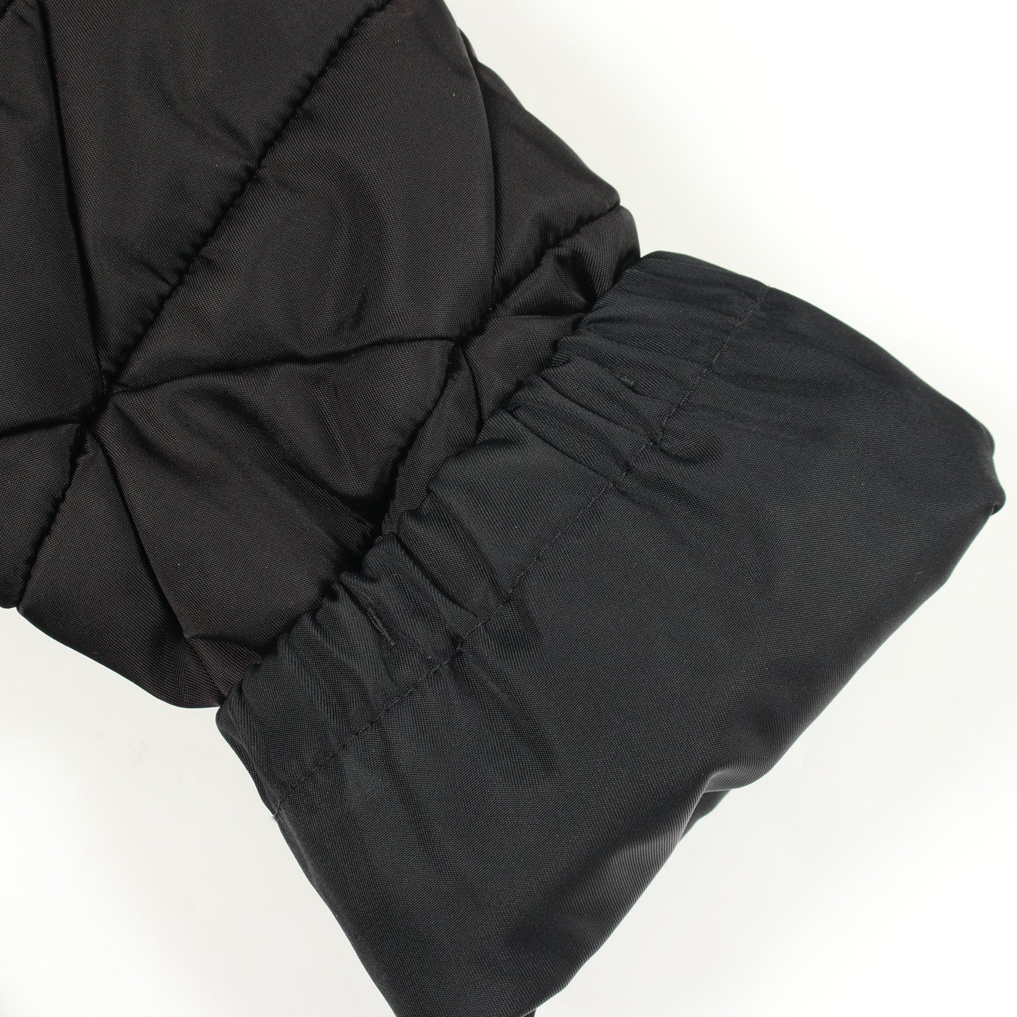 RE-NYLON ジャケット ブルゾン ナイロン ブラック フード付き プラダ アウター PRADA