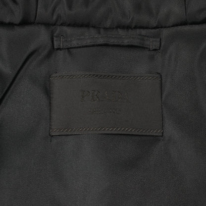 RE-NYLON ジャケット ブルゾン ナイロン ブラック フード付き プラダ アウター PRADA
