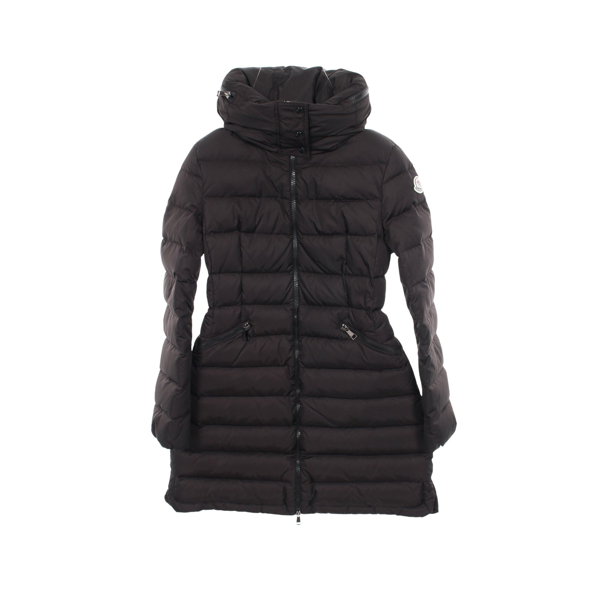 FLAMMETTE フラメッテ ダウンコート ナイロン ブラック フード付き モンクレール アウター MONCLER