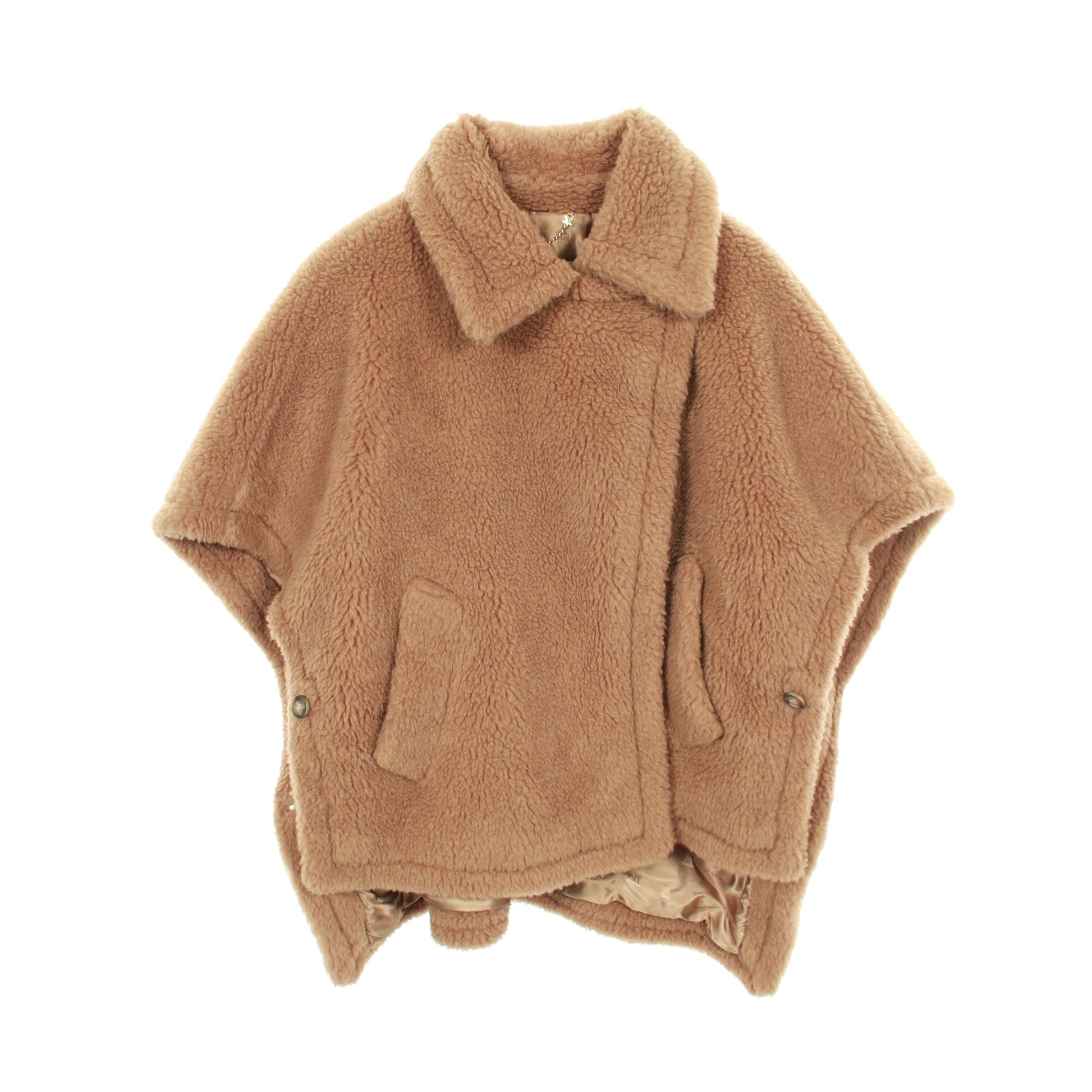 TEBE テディベア ケープ ポンチョ キャメル ブラウン マックスマーラ アウター Max Mara