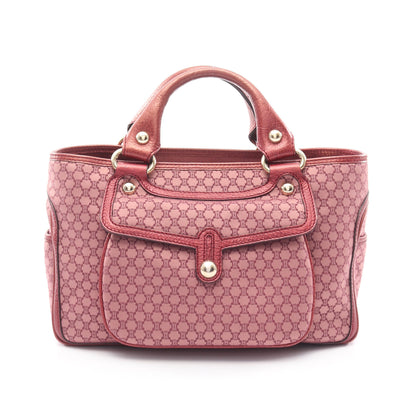ブギーバッグ マカダム ハンドバッグ キャンバス レザー ボルドー セリーヌ バッグ CELINE