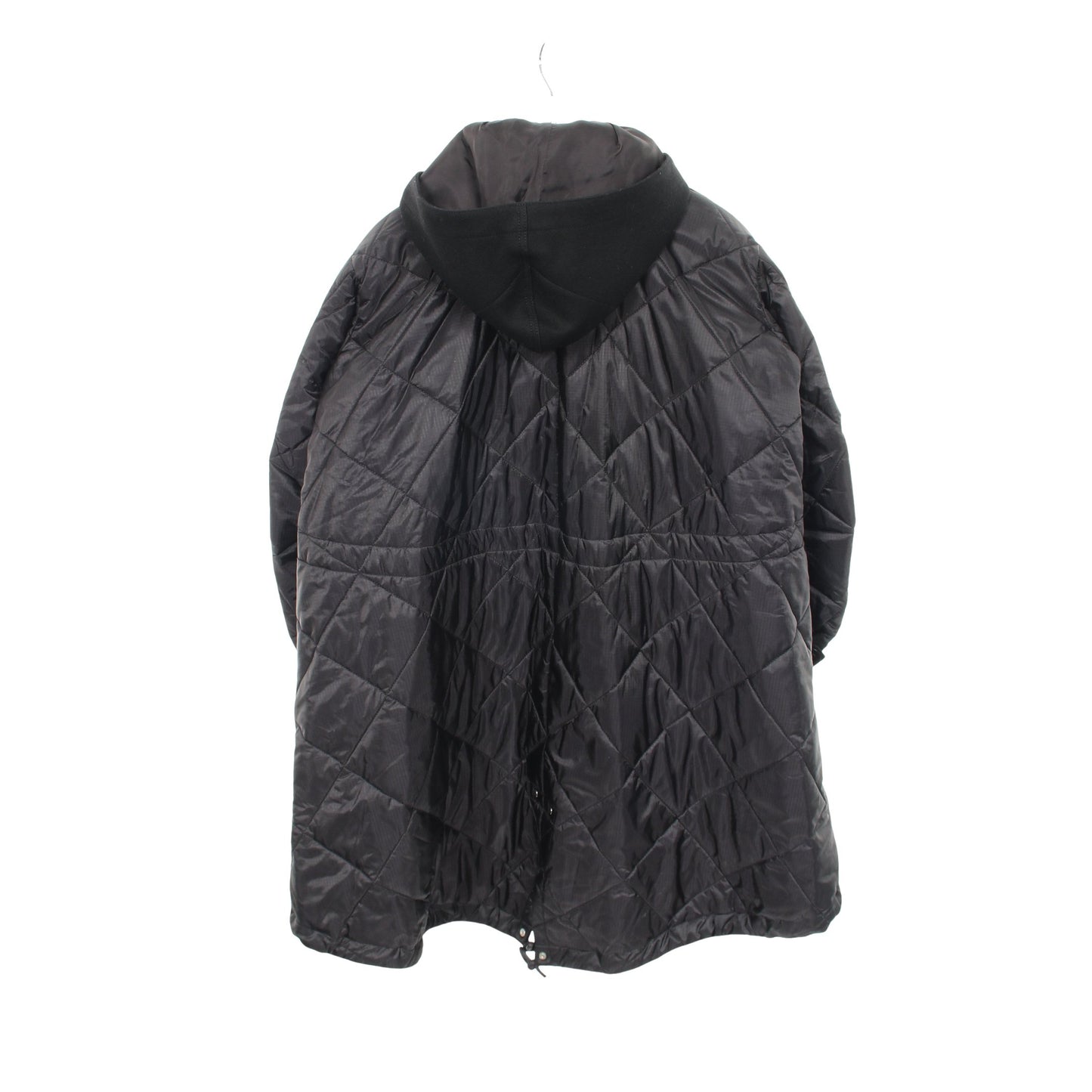 ドッキング コート ウール ナイロン ブラック フード付き サカイ アウター sacai