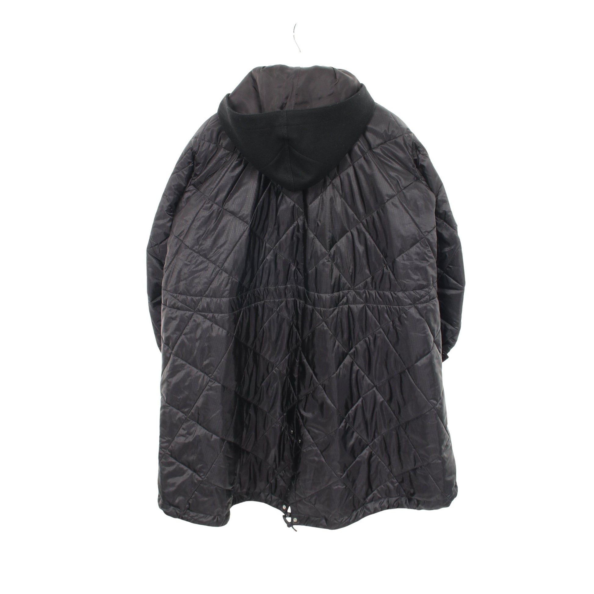 ドッキング コート ウール ナイロン ブラック フード付き サカイ アウター sacai