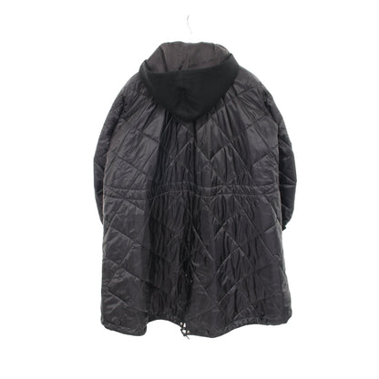 ドッキング コート ウール ナイロン ブラック フード付き サカイ アウター sacai