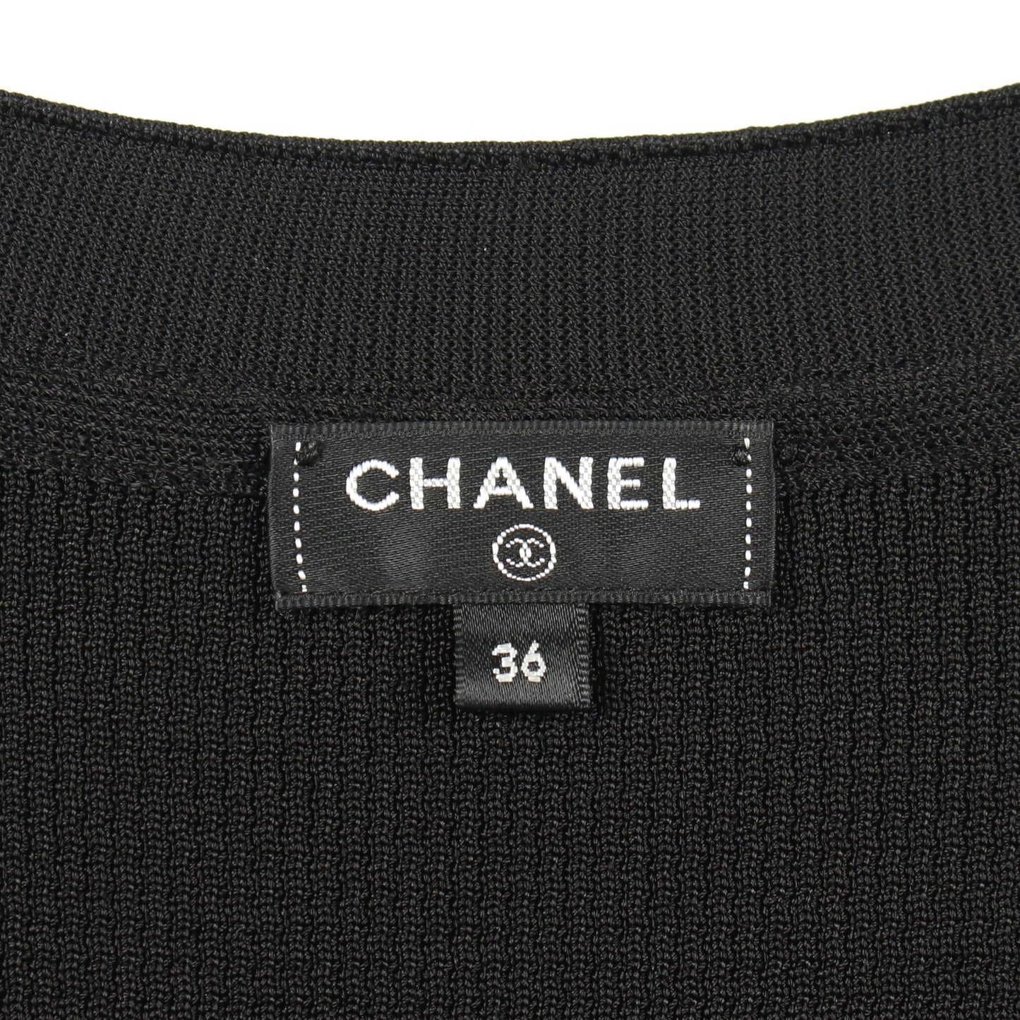 ココマークボタン カーディガン ビスコース ブラック 20A シャネル トップス CHANEL