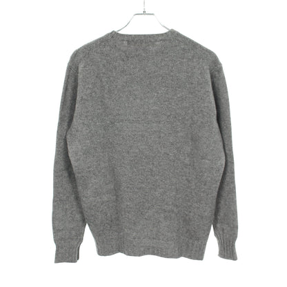 ニット クルーネック 長袖 カシミヤ グレー マルニ トップス MARNI