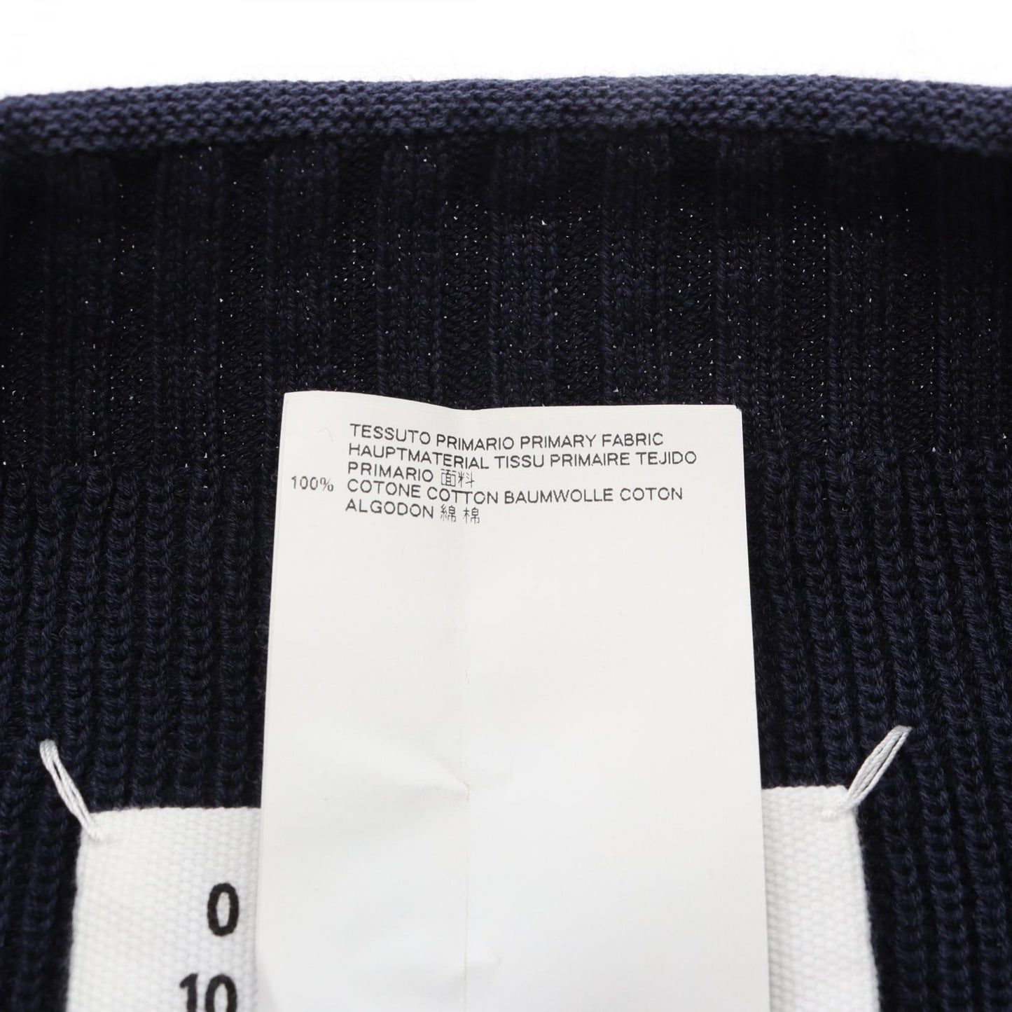 ニット コットン ネイビー メゾンマルジェラ14 トップス Maison Margiela 14
