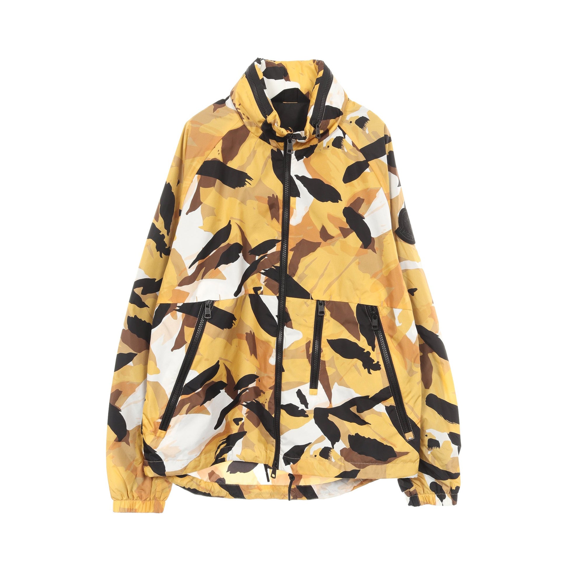 MONCLER GENIUS 1952 OCT ジャケット カモフラージュ ナイロン イエロー マルチカラー フード付き モンクレール アウター MONCLER