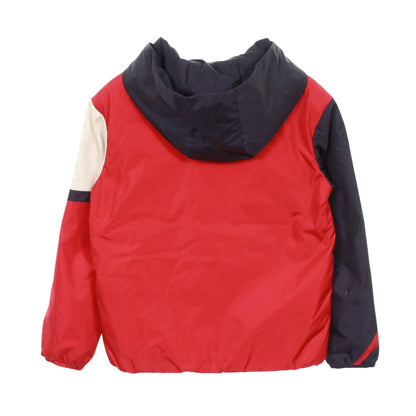 BERT キッズ フード付き ダウンジャケット ナイロン ネイビー レッド ホワイト モンクレール アウター MONCLER