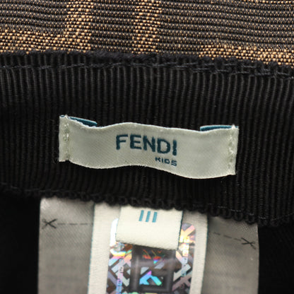 ズッカ バケット キッズ ハット ブラウン ブラック フェンディ 財布・小物 FENDI