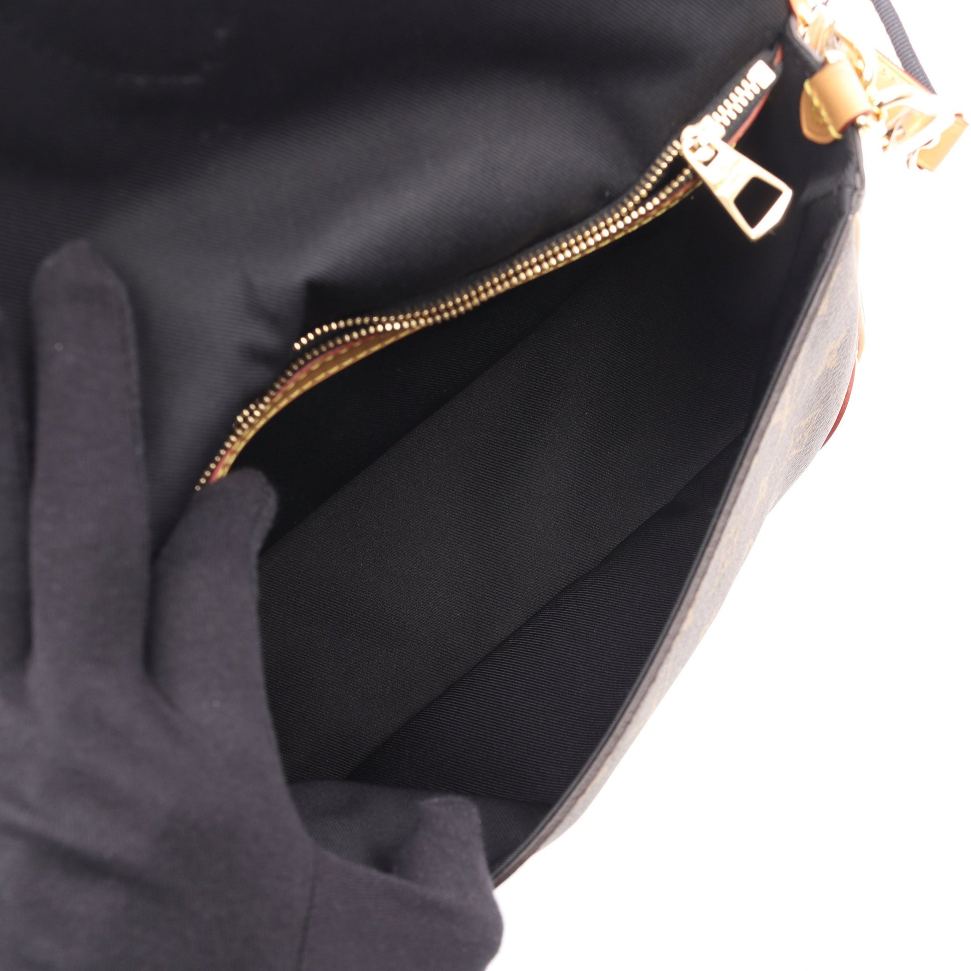 ディアヌ NM PM モノグラム ショルダーバッグ PVC レザー ブラウン 2WAY ルイヴィトン バッグ LOUIS VUITTON