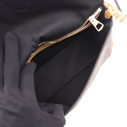 ディアヌ NM PM モノグラム ショルダーバッグ PVC レザー ブラウン 2WAY ルイヴィトン バッグ LOUIS VUITTON