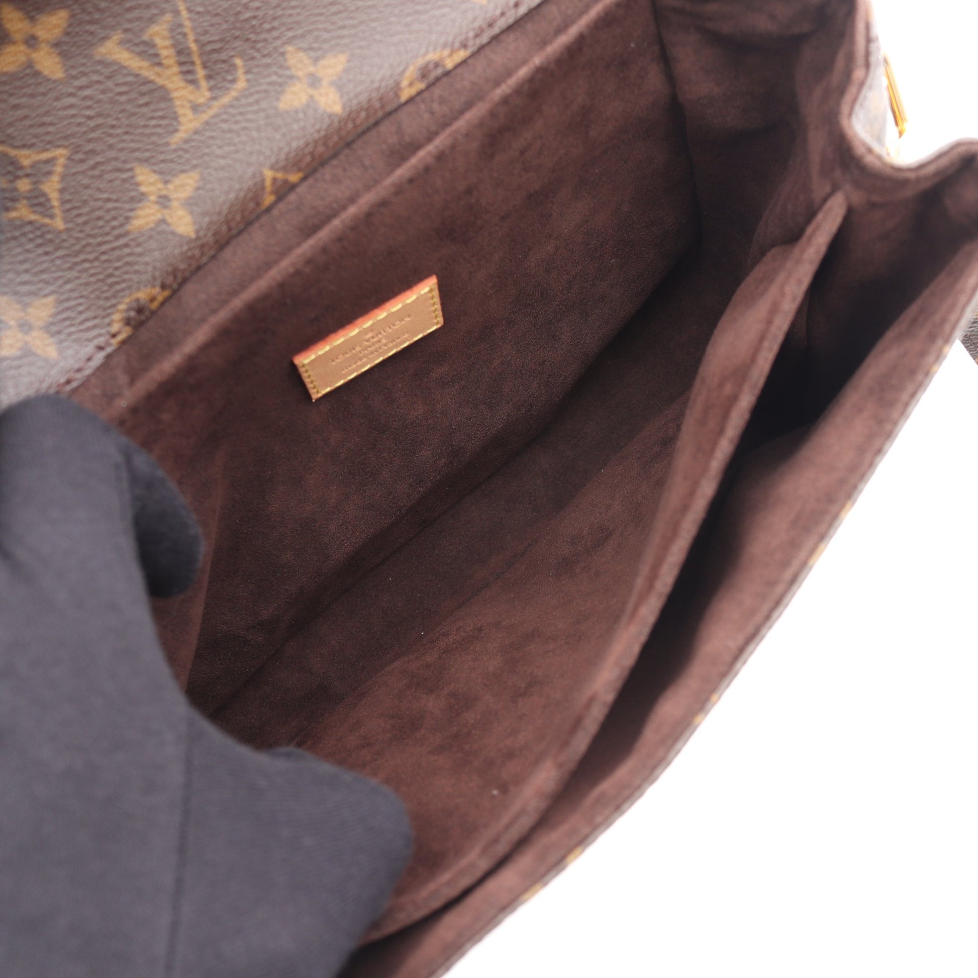 ポシェット メティス MM モノグラム ハンドバッグ PVC レザー ブラウン 2WAY ルイヴィトン バッグ LOUIS VUITTON