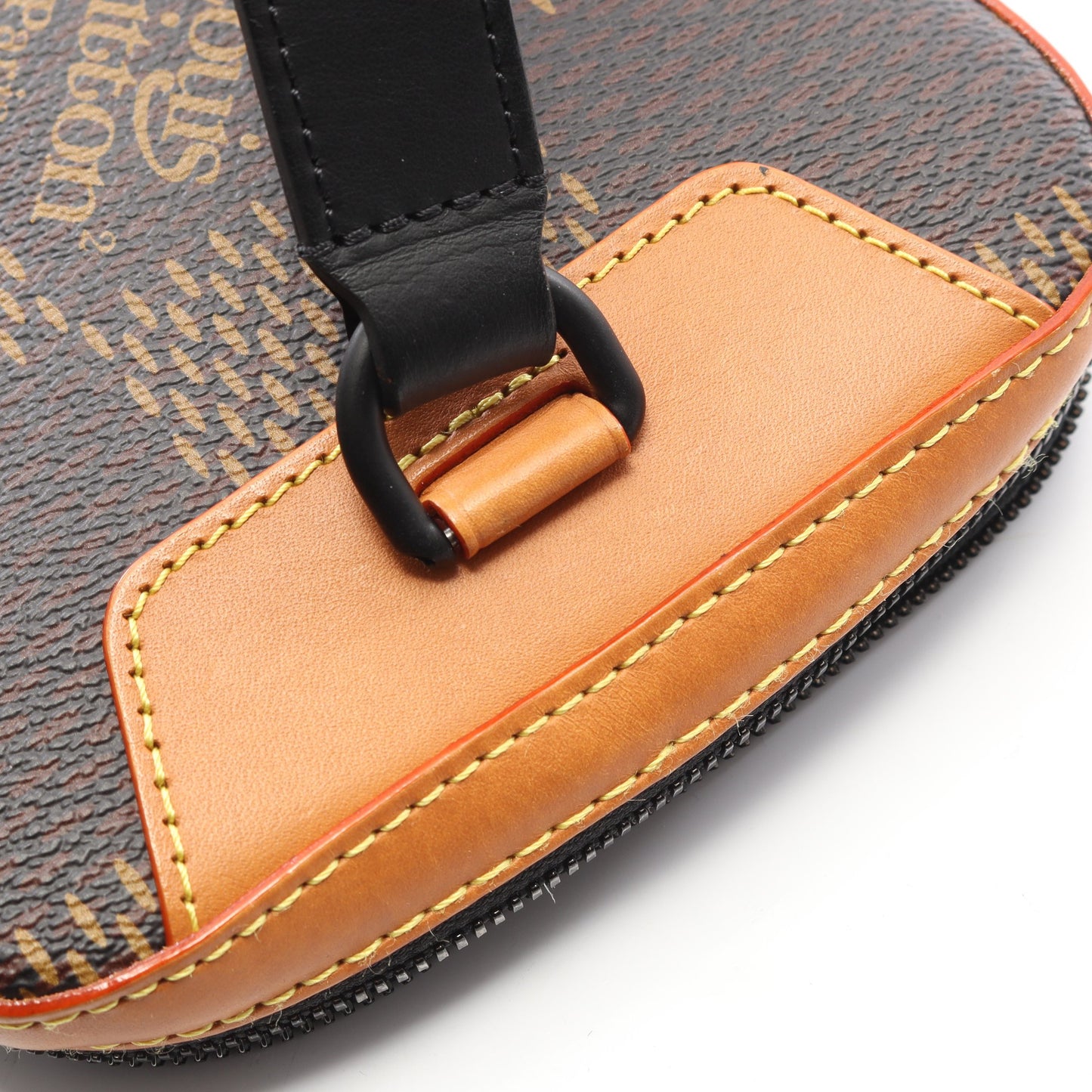 LOUIS VUITTON × NIGO アマゾンスリングバッグ モノグラム ダミエエベヌジャイアント ボディバッグ PVC レザー ブラウン ブラック ルイヴィトン バッグ LOUIS VUITTON