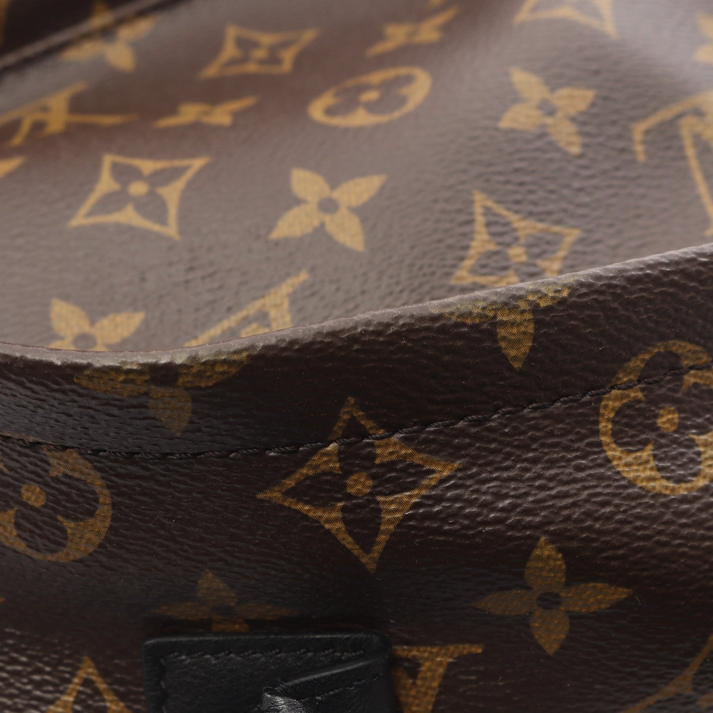 パームスプリングスPM モノグラム バックパック リュックサック PVC レザー ブラウン ブラック ルイヴィトン バッグ LOUIS VUITTON