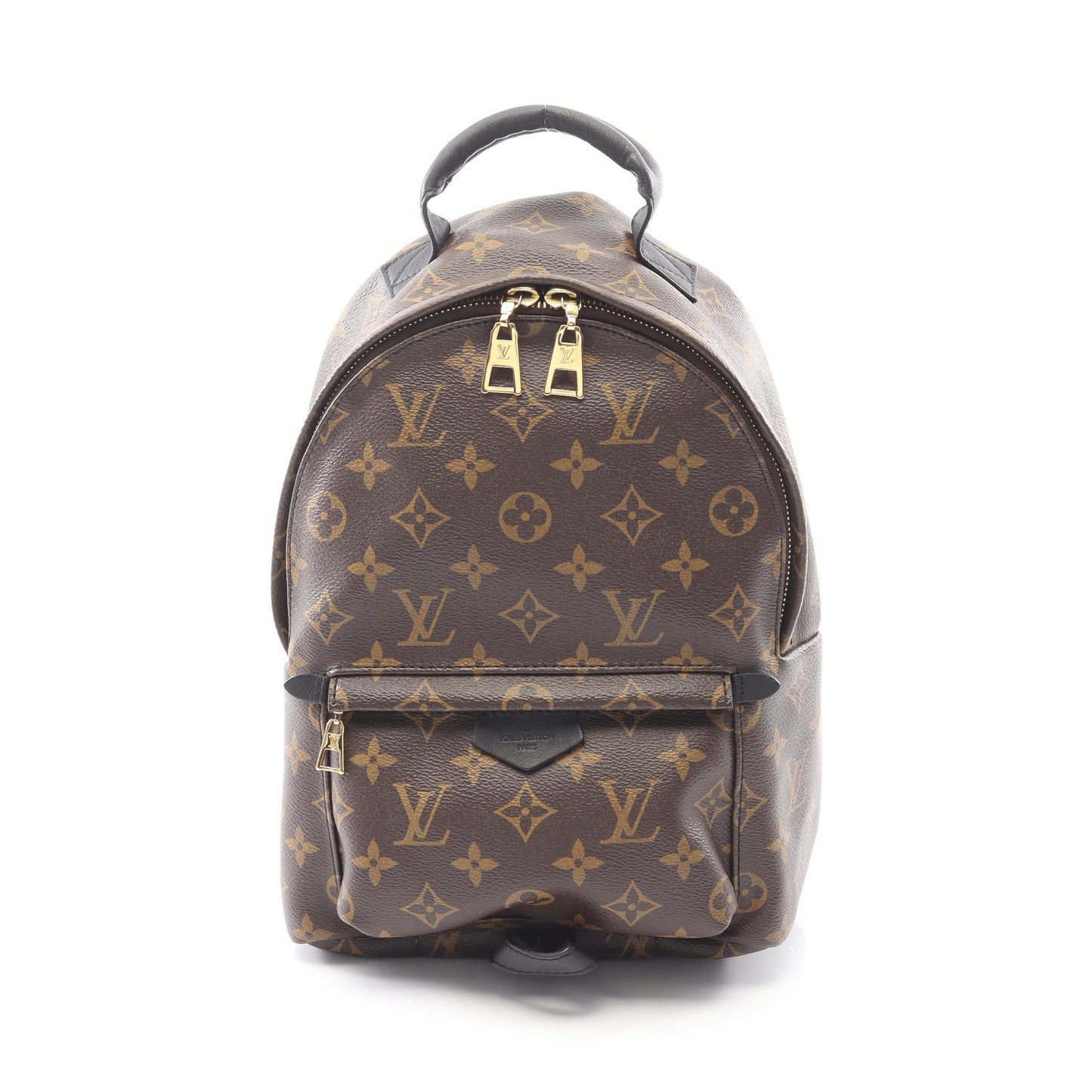 パームスプリングスPM モノグラム バックパック リュックサック PVC レザー ブラウン ブラック ルイヴィトン バッグ LOUIS VUITTON