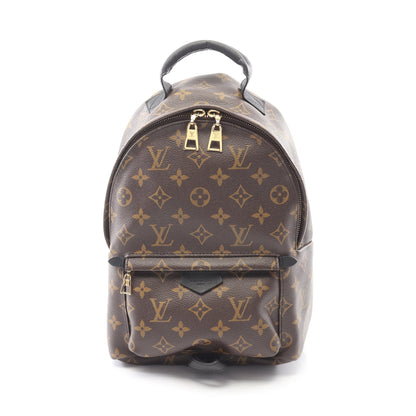 パームスプリングスPM モノグラム バックパック リュックサック PVC レザー ブラウン ブラック ルイヴィトン バッグ LOUIS VUITTON