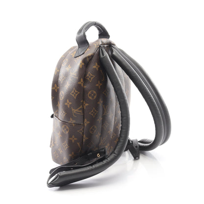 パームスプリングスPM モノグラム バックパック リュックサック PVC レザー ブラウン ブラック ルイヴィトン バッグ LOUIS VUITTON