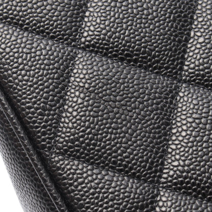 マトラッセ チェーンショルダーバッグ チェーントートバッグ キャビアスキン ブラック ゴールド金具 シャネル バッグ CHANEL
