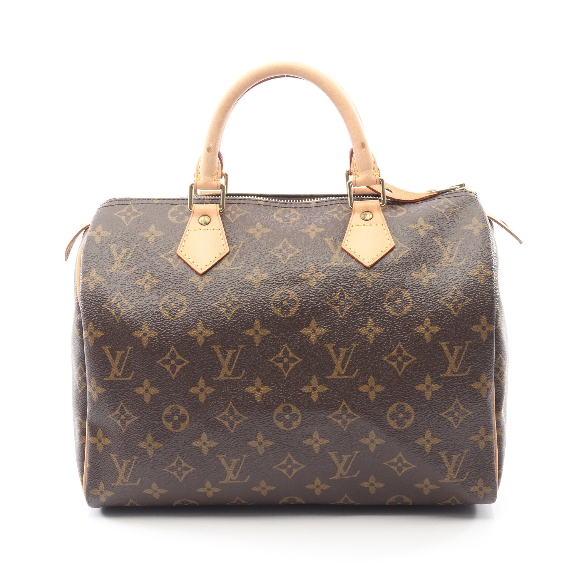 スピーディ30 モノグラム ハンドバッグ PVC レザー ブラウン ルイヴィトン バッグ LOUIS VUITTON