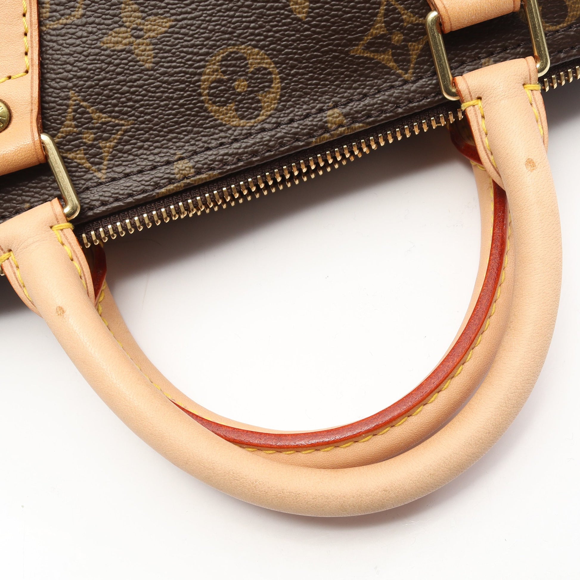 スピーディ30 モノグラム ハンドバッグ PVC レザー ブラウン ルイヴィトン バッグ LOUIS VUITTON