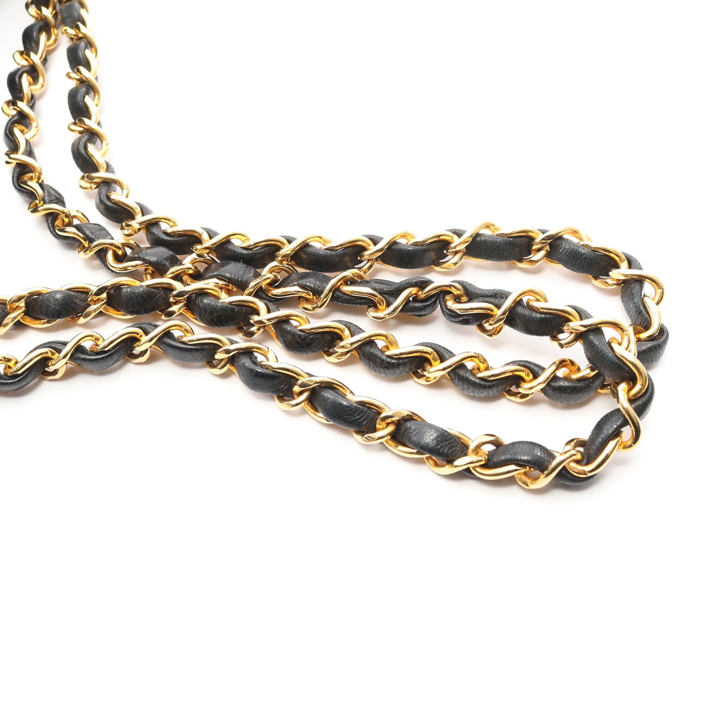 マトラッセ Wフラップ Wチェーンショルダーバッグ ラムスキン ブラック ゴールド金具 シャネル バッグ CHANEL