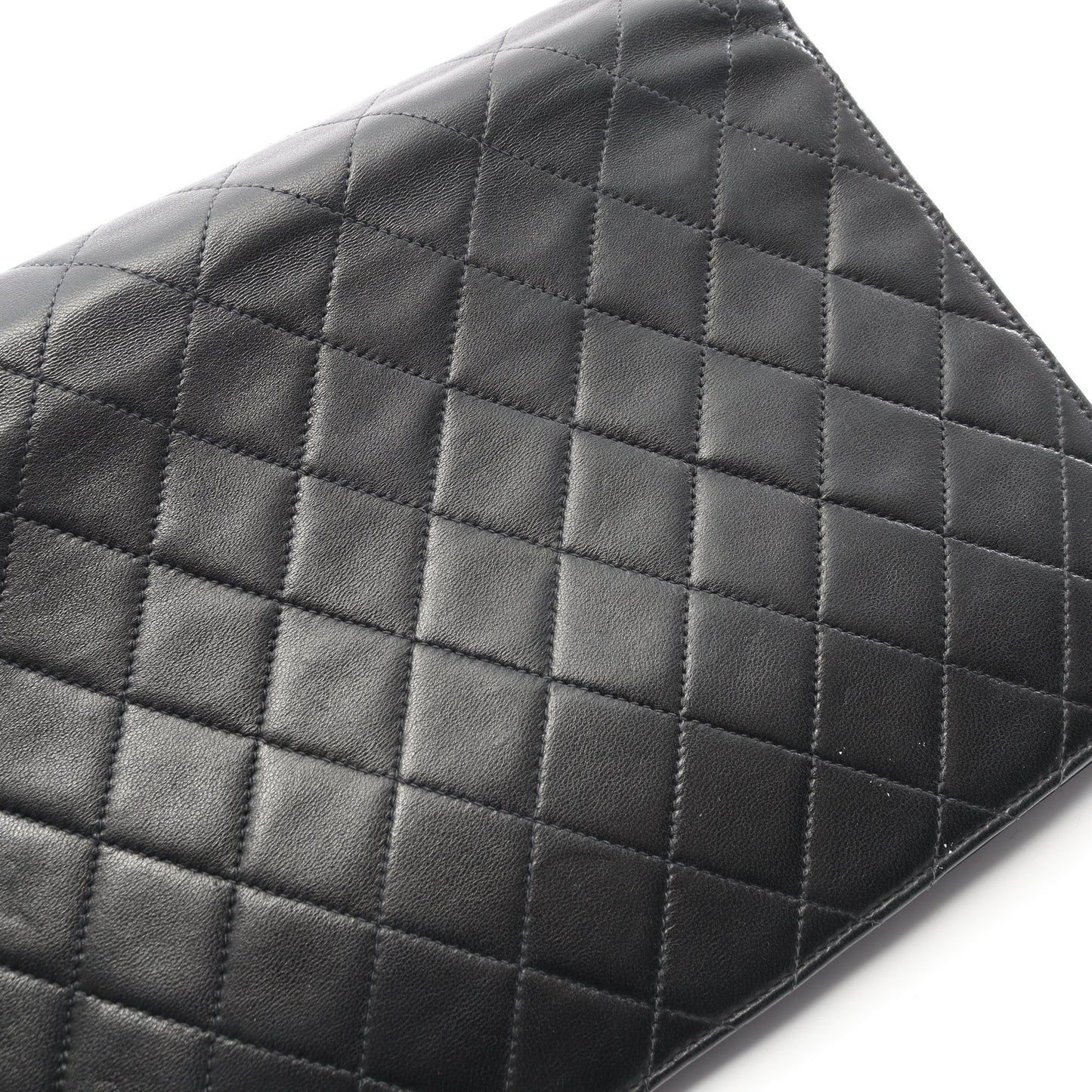 マトラッセ チェーンショルダーバッグ ラムスキン ブラック ゴールド金具 シャネル バッグ CHANEL