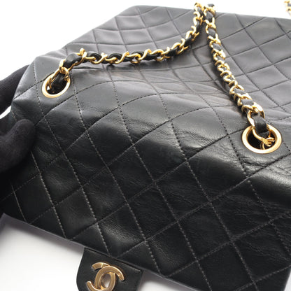 ミニマトラッセ20 チェーンショルダーバッグ ラムスキン ブラック ゴールド金具 ヴィンテージ シャネル バッグ CHANEL