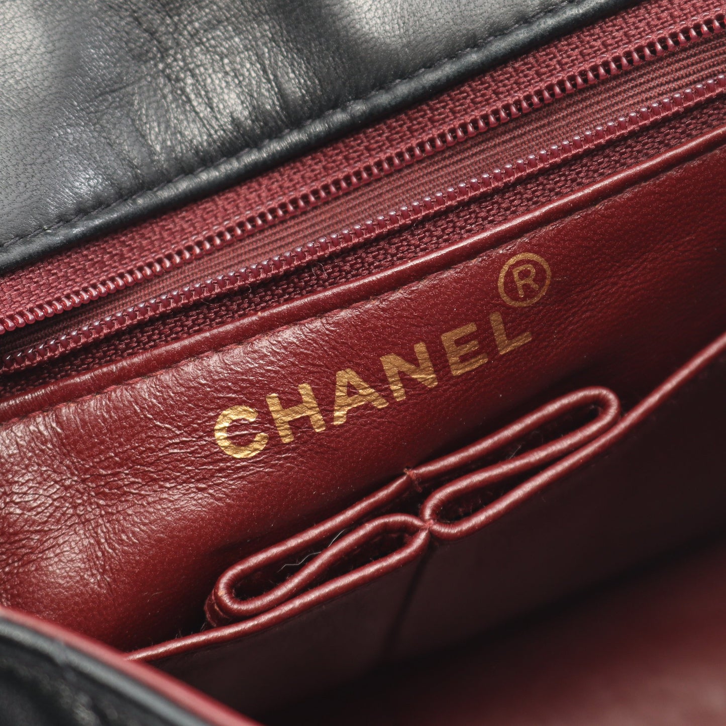 ミニマトラッセ20 チェーンショルダーバッグ ラムスキン ブラック ゴールド金具 ヴィンテージ シャネル バッグ CHANEL