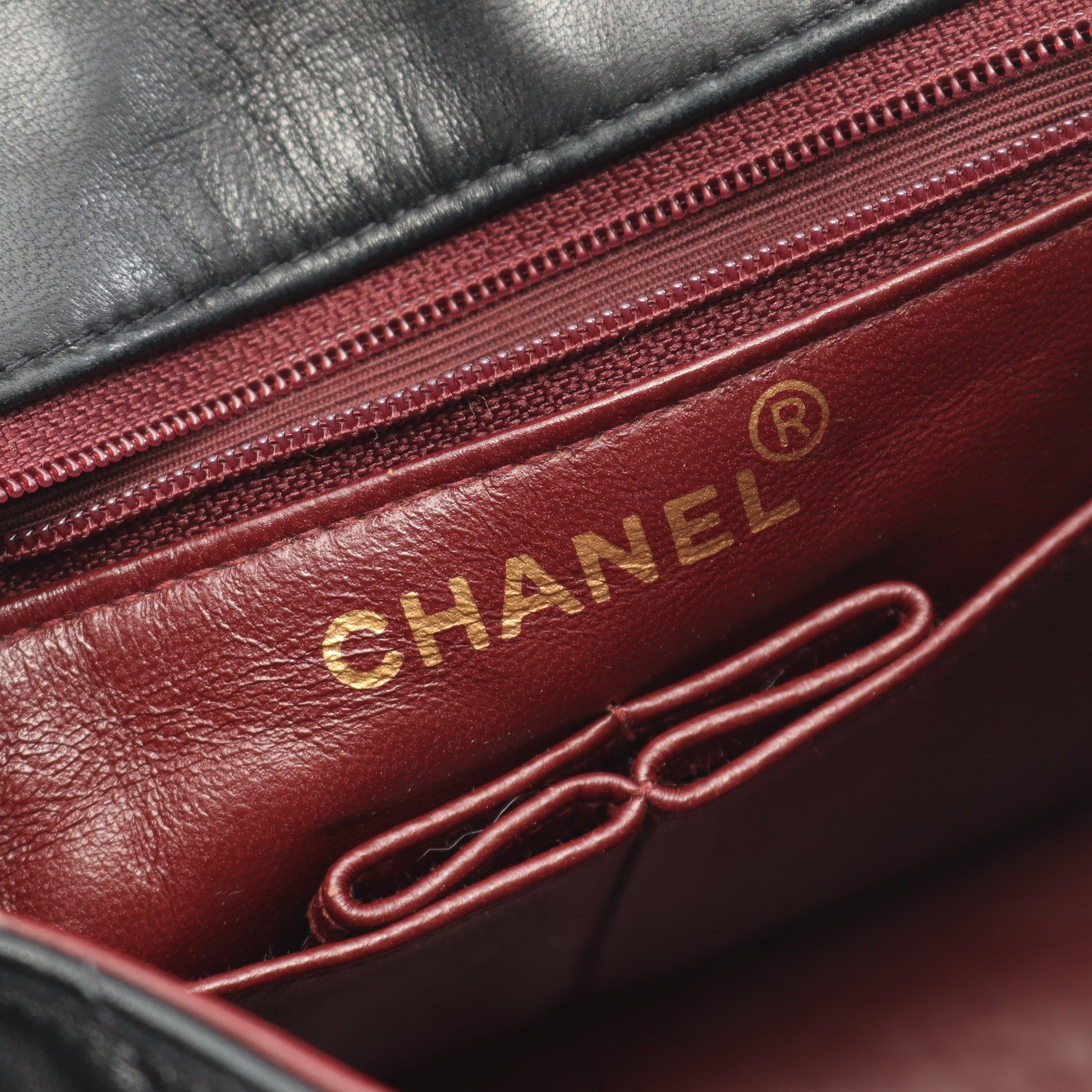ミニマトラッセ20 チェーンショルダーバッグ ラムスキン ブラック ゴールド金具 ヴィンテージ シャネル バッグ CHANEL