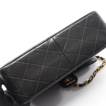 ミニマトラッセ20 チェーンショルダーバッグ ラムスキン ブラック ゴールド金具 ヴィンテージ シャネル バッグ CHANEL