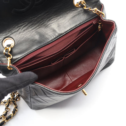 ミニマトラッセ20 チェーンショルダーバッグ ラムスキン ブラック ゴールド金具 ヴィンテージ シャネル バッグ CHANEL