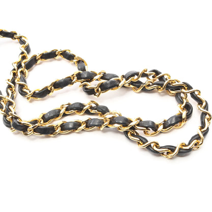 ミニマトラッセ20 チェーンショルダーバッグ ラムスキン ブラック ゴールド金具 ヴィンテージ シャネル バッグ CHANEL