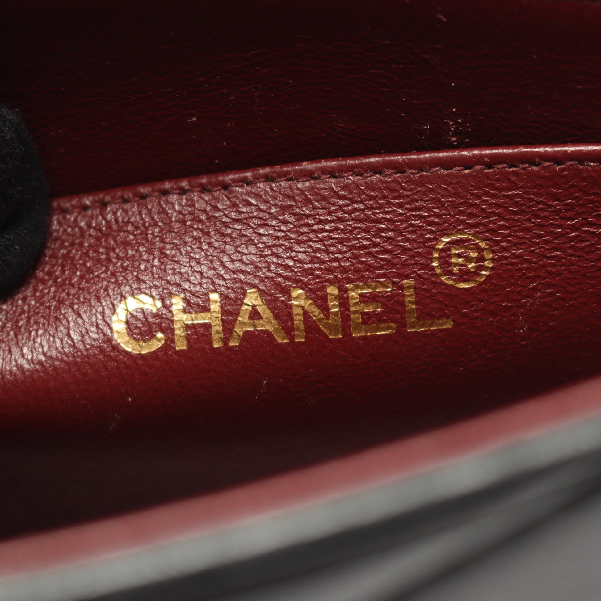 バイアスステッチ Wチェーンショルダーバッグ ラムスキン ブラック ゴールド金具 ヴィンテージ シャネル バッグ CHANEL