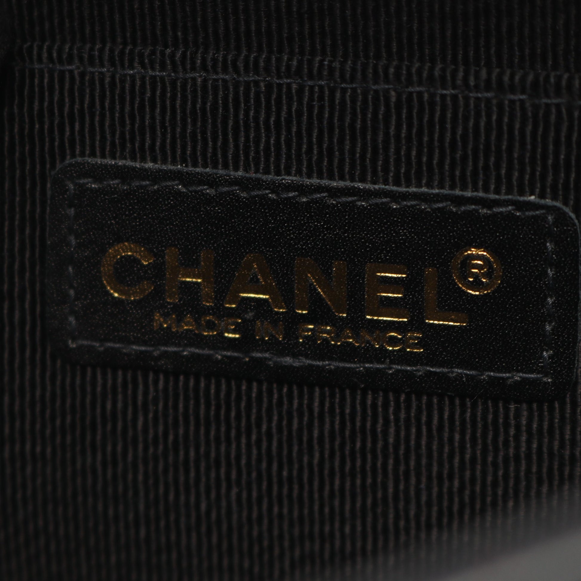 ワイルドステッチ Wチェーンショルダーバッグ レザー ブラック ゴールド金具 シャネル バッグ CHANEL