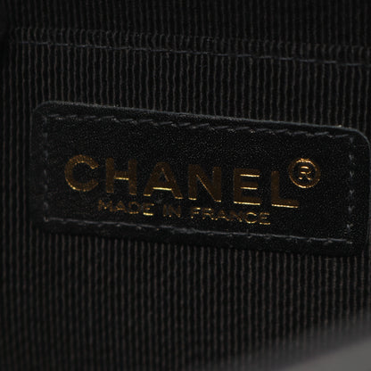 ワイルドステッチ Wチェーンショルダーバッグ レザー ブラック ゴールド金具 シャネル バッグ CHANEL