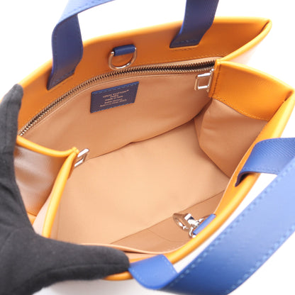 ショッパートート MINI サフラン ハンドバッグ トートバッグ レザー オレンジ 2WAY ルイヴィトン バッグ LOUIS VUITTON