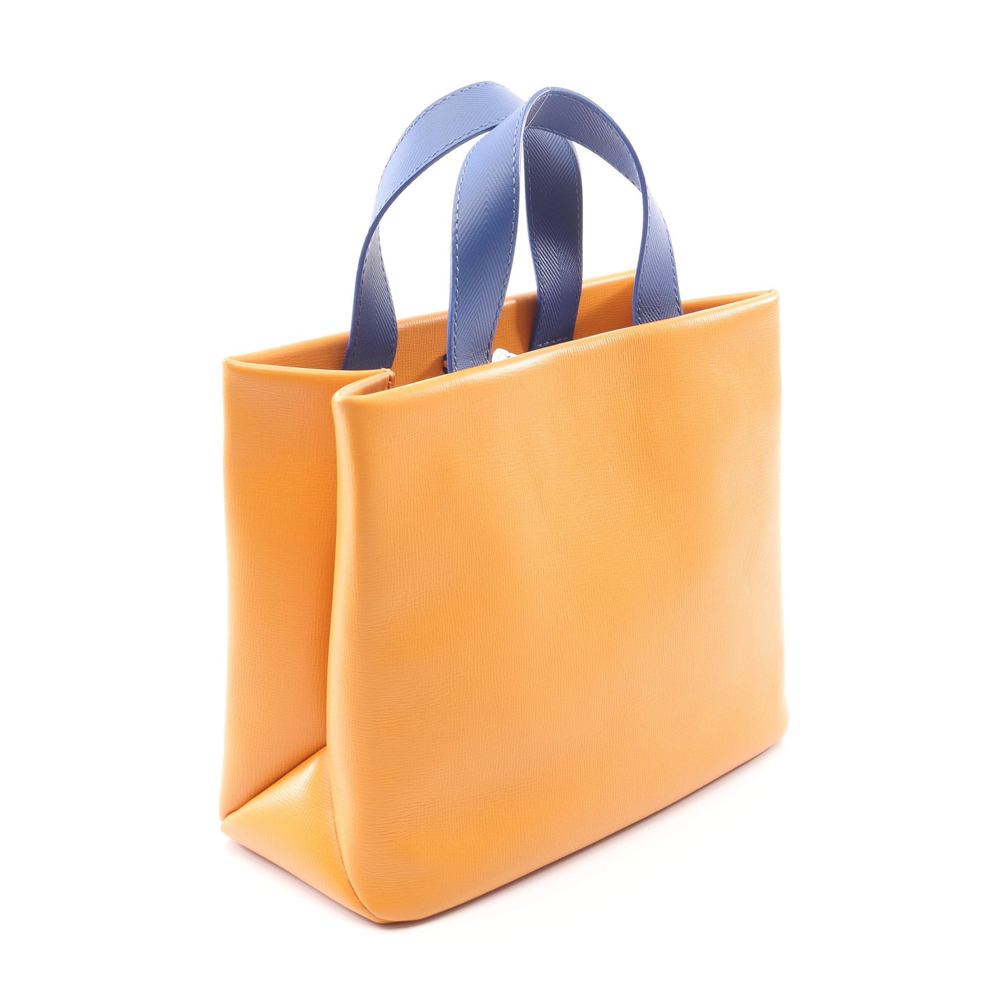 ショッパートート MINI サフラン ハンドバッグ トートバッグ レザー オレンジ 2WAY ルイヴィトン バッグ LOUIS VUITTON
