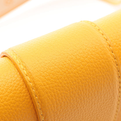 LV PONT 9 LVポンヌフ ソフトPM サンビーム ショルダーバッグ レザー イエロー ルイヴィトン バッグ LOUIS VUITTON