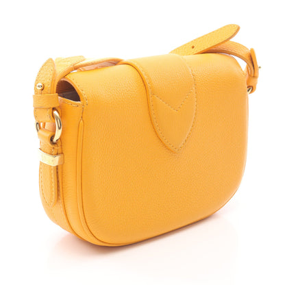 LV PONT 9 LVポンヌフ ソフトPM サンビーム ショルダーバッグ レザー イエロー ルイヴィトン バッグ LOUIS VUITTON