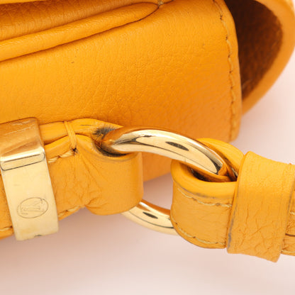 LV PONT 9 LVポンヌフ ソフトPM サンビーム ショルダーバッグ レザー イエロー ルイヴィトン バッグ LOUIS VUITTON