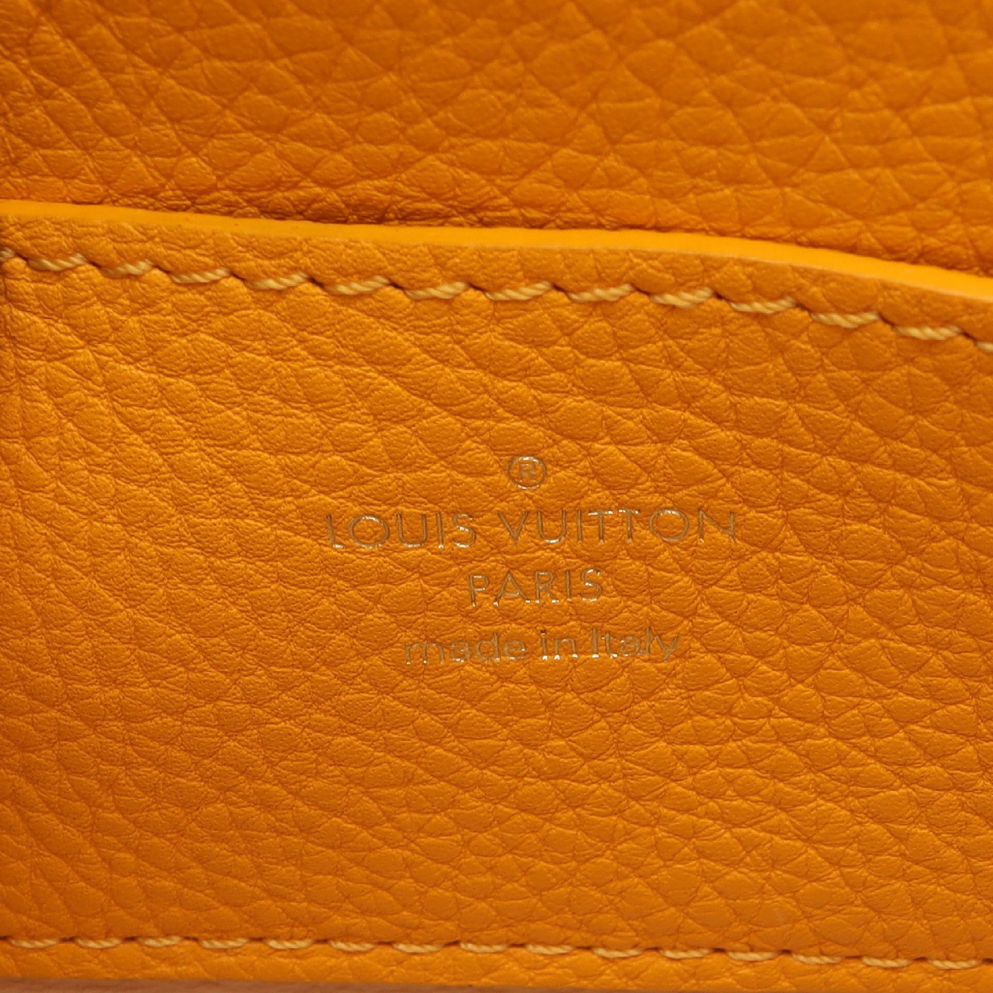LV PONT 9 LVポンヌフ ソフトPM サンビーム ショルダーバッグ レザー イエロー ルイヴィトン バッグ LOUIS VUITTON