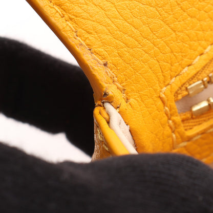 LV PONT 9 LVポンヌフ ソフトPM サンビーム ショルダーバッグ レザー イエロー ルイヴィトン バッグ LOUIS VUITTON