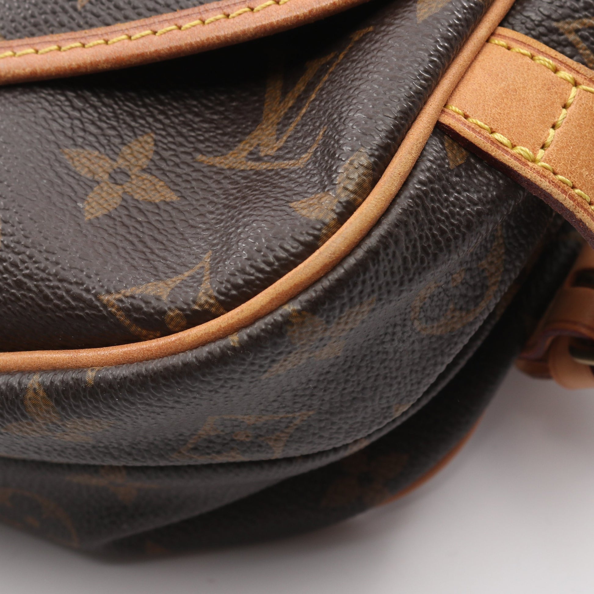 ソミュール30 モノグラム ショルダーバッグ PVC レザー ブラウン ルイヴィトン バッグ LOUIS VUITTON