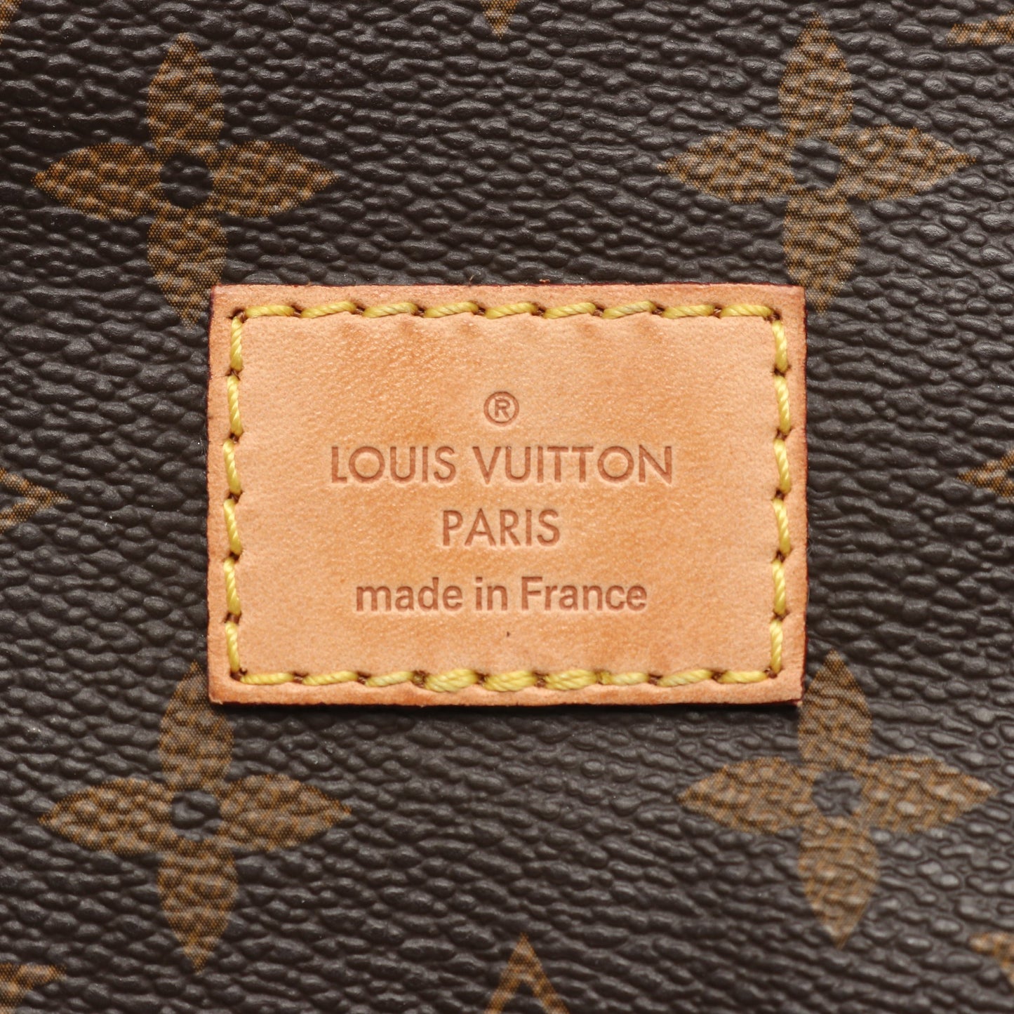 ソミュール30 モノグラム ショルダーバッグ PVC レザー ブラウン ルイヴィトン バッグ LOUIS VUITTON