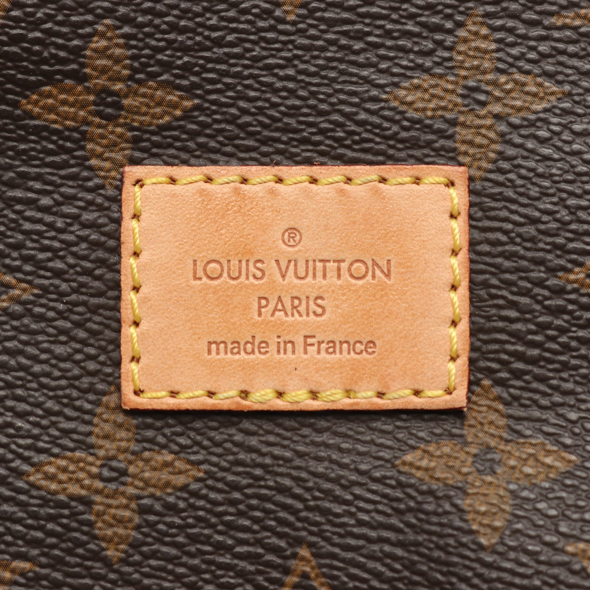 ソミュール30 モノグラム ショルダーバッグ PVC レザー ブラウン ルイヴィトン バッグ LOUIS VUITTON